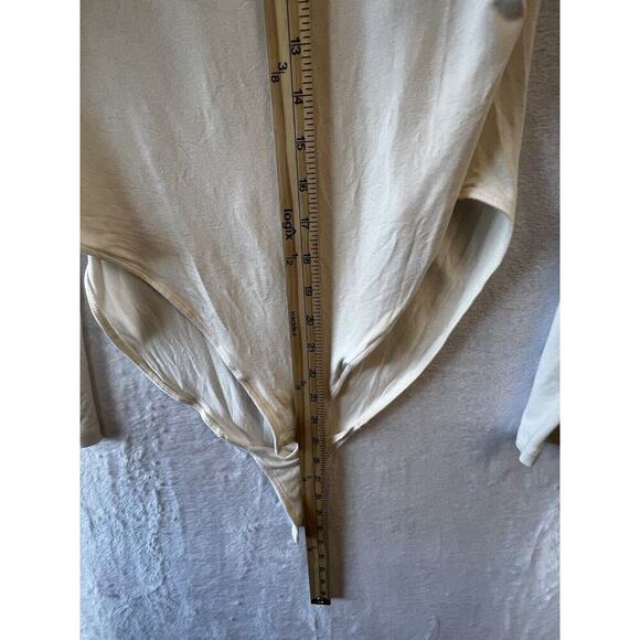 & Other Stories Women's Bodysuit Size L Los Angeles Atelier Cream Quiet Luxury - Picture 10 of 10